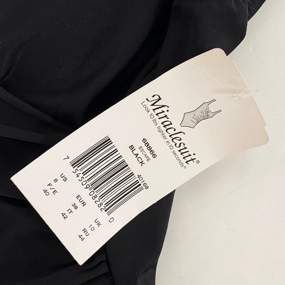 Miraclesuit Escape Black One Piece Bathing Suit - Picture 7 of 9